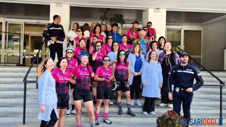 In bici contro il cancro, il tour solidale fa tappa a Sassari