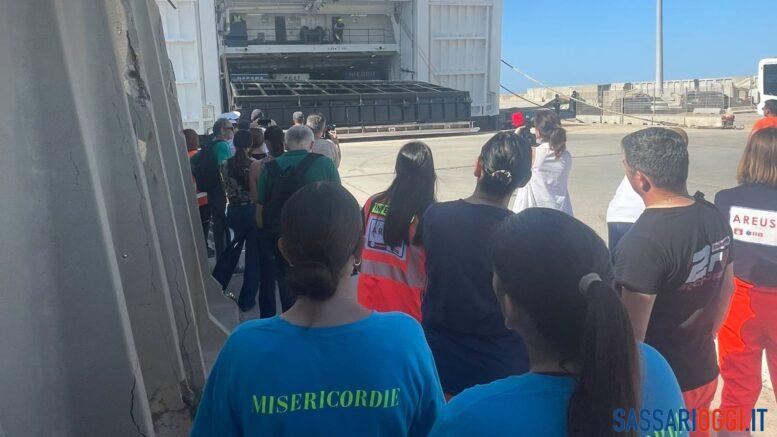 Incendio traghetto Porto Torres Misericordia Sassari Sardegna