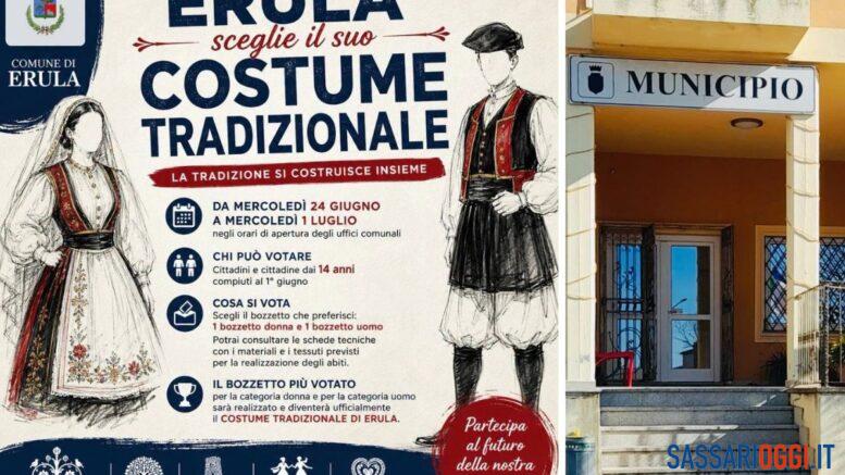 erula costume tradizionale abito voto online comune