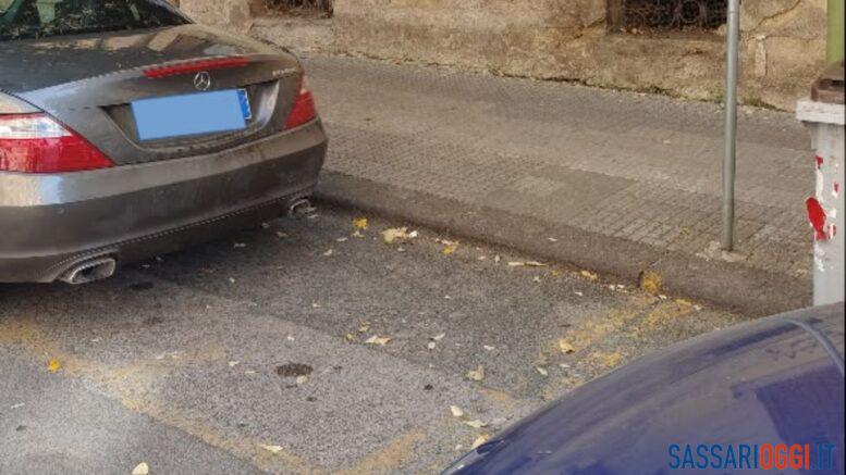 Raffica di multe nei parcheggi per disabili a Sassari