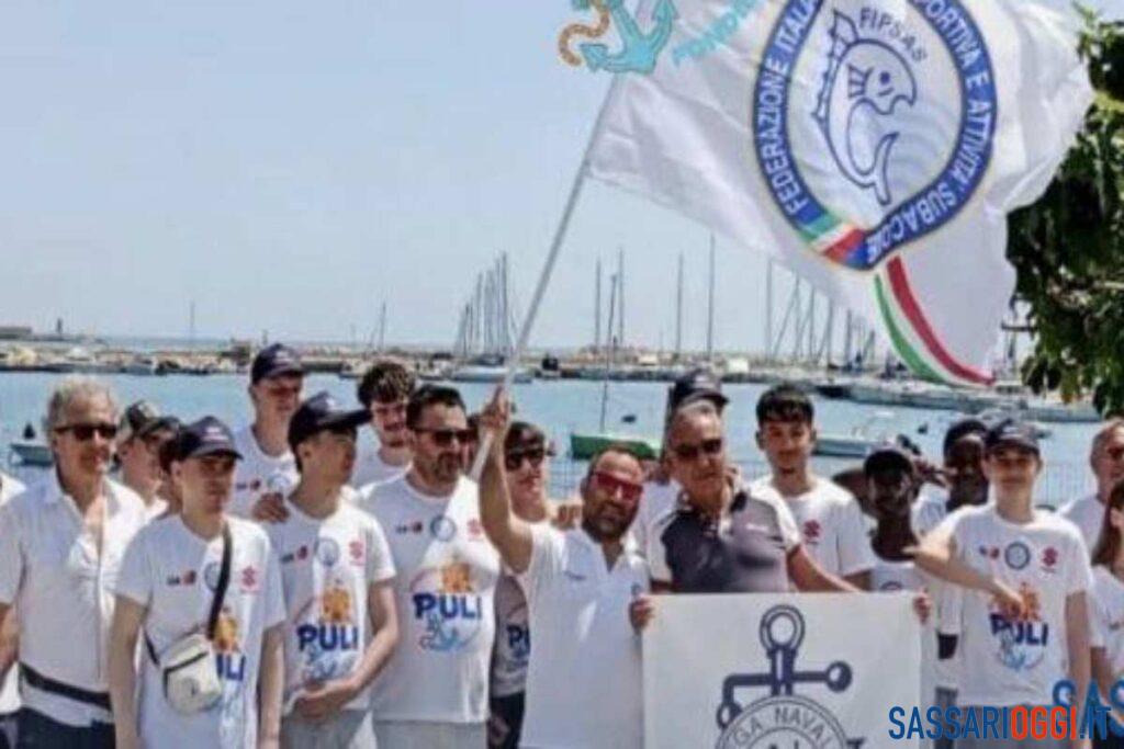 Alghero, giovani in campo per pulire la Laguna del Calich.