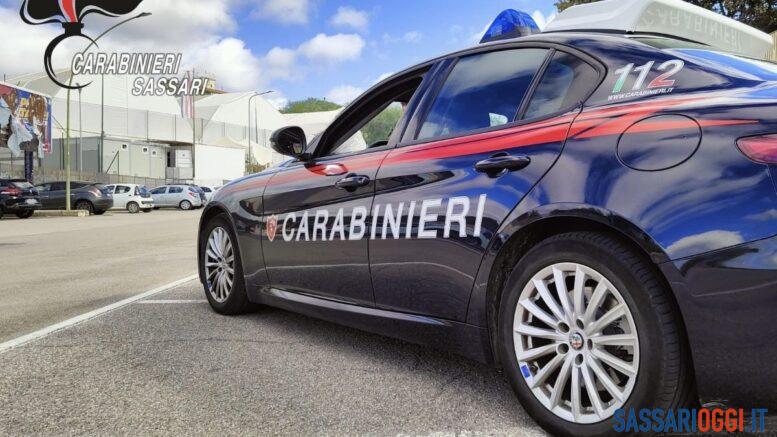 carabinieri auto sassari