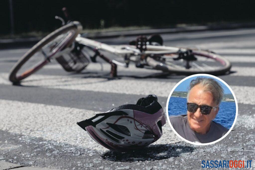 Morto dopo 9 mesi di coma il ciclista investito a Porto Torres