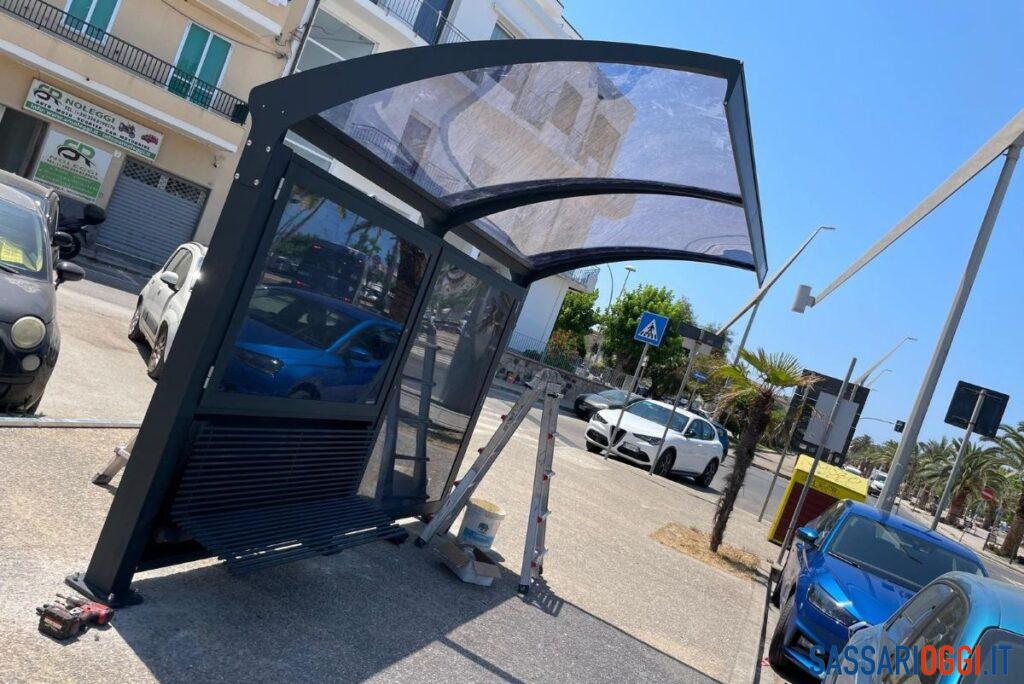 Arriva l’ombra per i passeggeri, nuove pensiline Arst ad Alghero