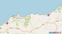 Blackout a Castelsardo e Valledoria