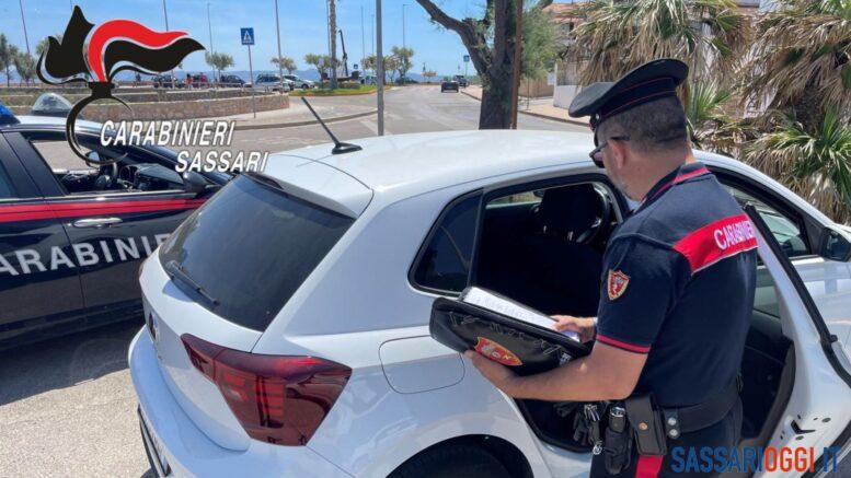 Furto in auto a Porto Torres, arrestato dai carabinieri