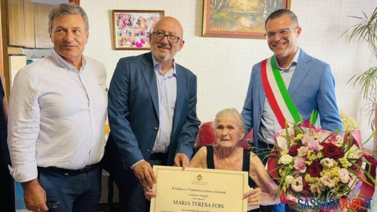 Maria Teresa Fois centenaria Alghero