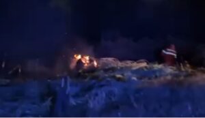Notte di fuoco a Sorso, paura per un grosso incendio