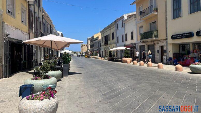area pedonale corso vittorio emanuele porto torres