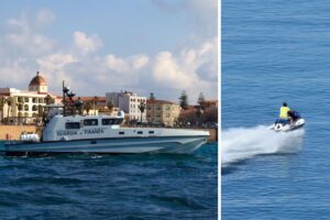 moto d'acqua alghero latitante guardia di finanza