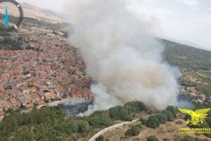 incendio bonorva corpo forestale 21 luglio 2026