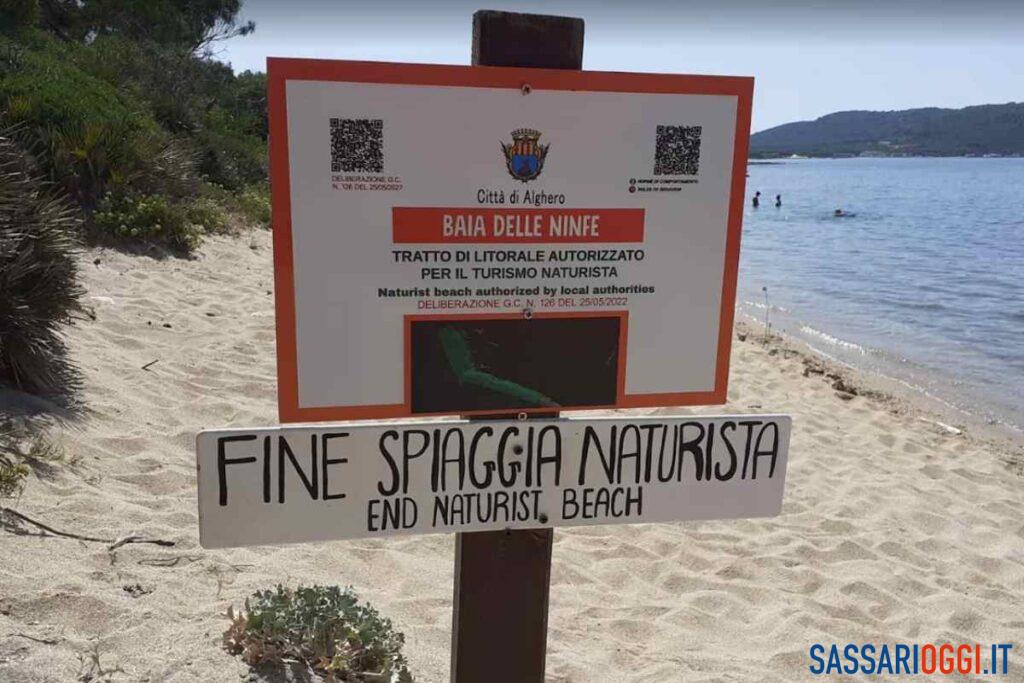 Nudisti sconfinano oltre l’area a loro riservata a Porto Conte: intervengono i vigili