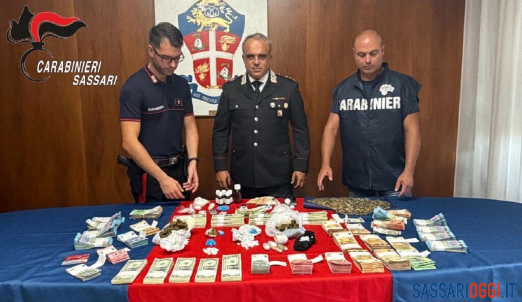 Sei arresti a Sassari: sequestrati droga, soldi e bilancini