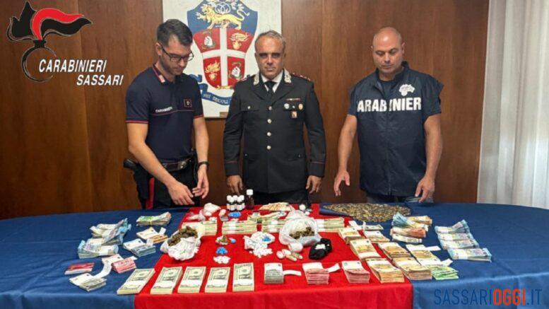 Arresti droga carabinieri Sassari