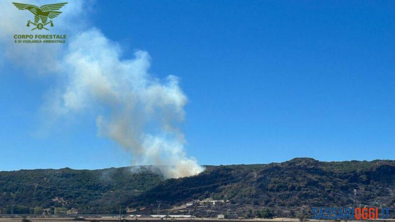 Incendio a Giave