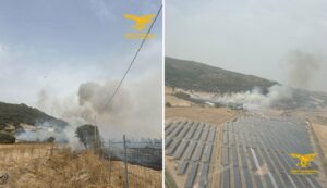 Incendio a Giave, fiamme a pochi passi dai pannelli fotovoltaici