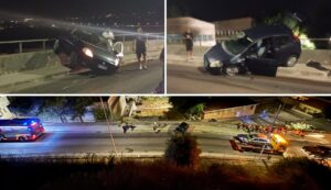 Incidente nella notte a Sennori, auto contro un muro ai bastioni