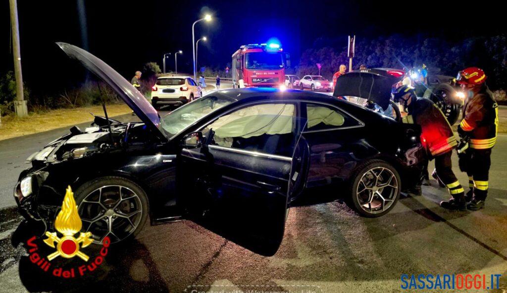 Incidente stradale a Platamona, due feriti trasportati in ospedale