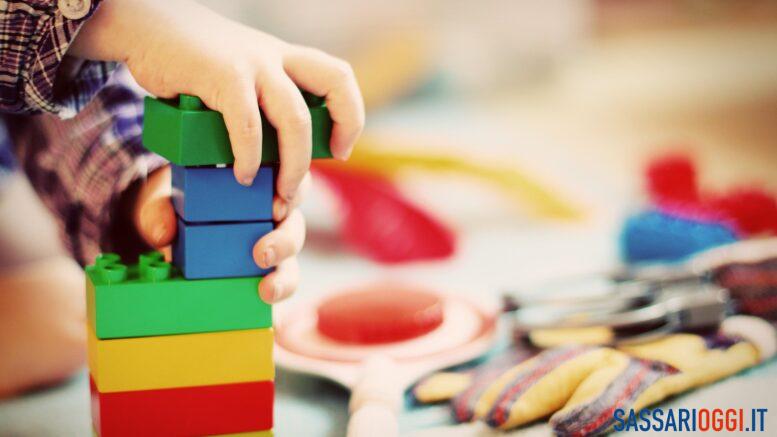 Inclusione scolastica giochi bambino asilo nido