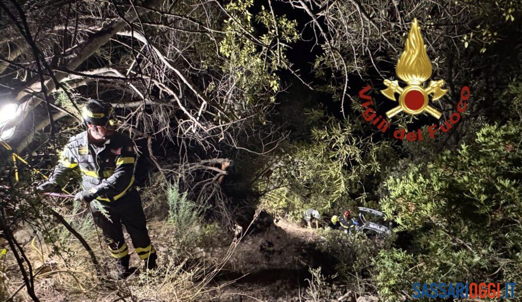 L’auto finisce nella scarpata a Sassari, morto Giovanni Orani