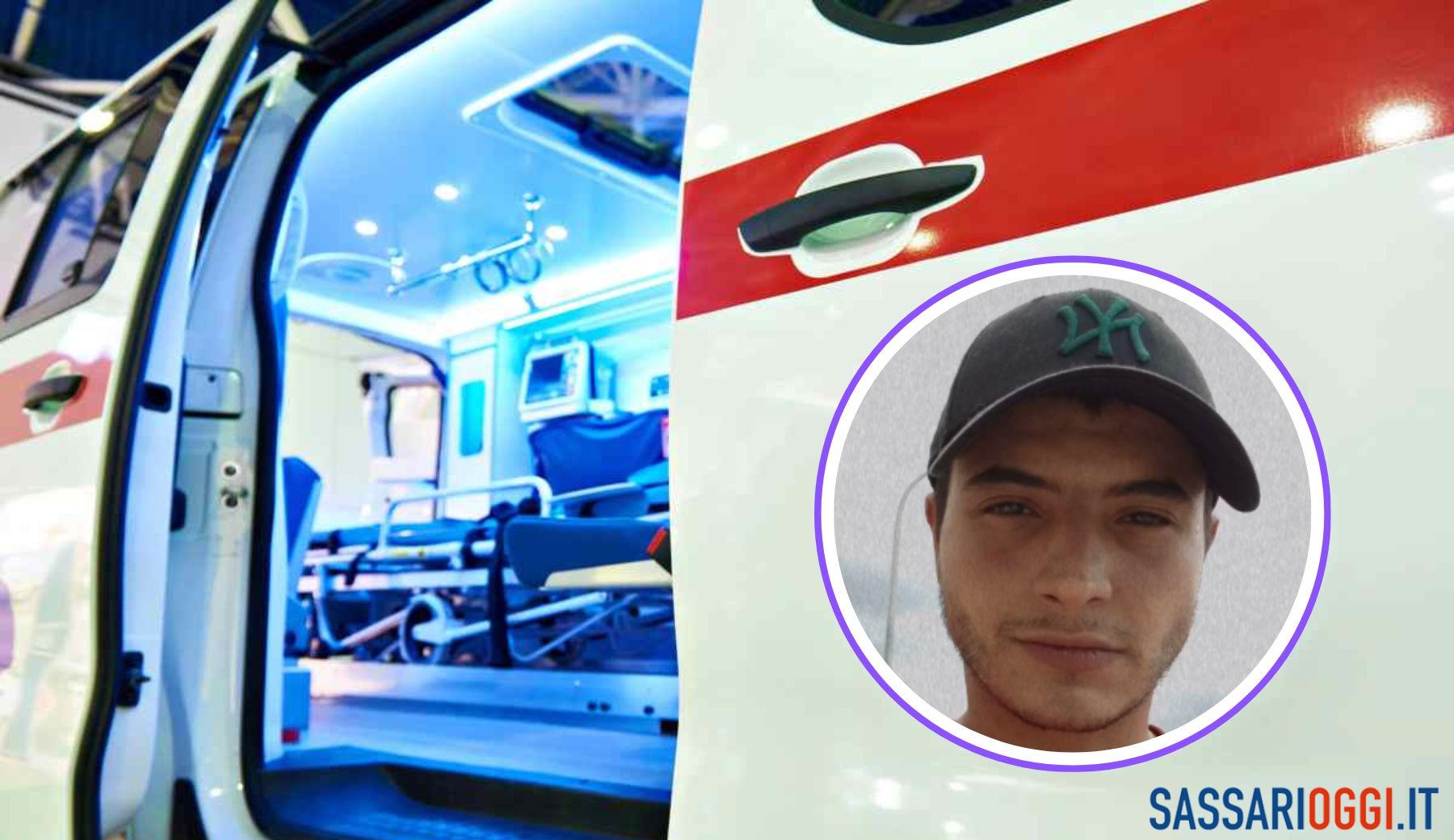 Lorenzo Del Giudice, incidente mortale Alghero Olmedo