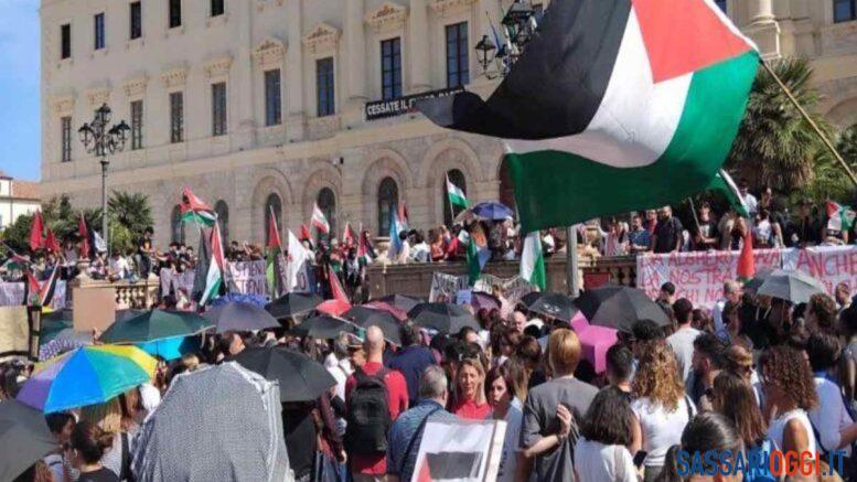 Corteo Gaza Sassari