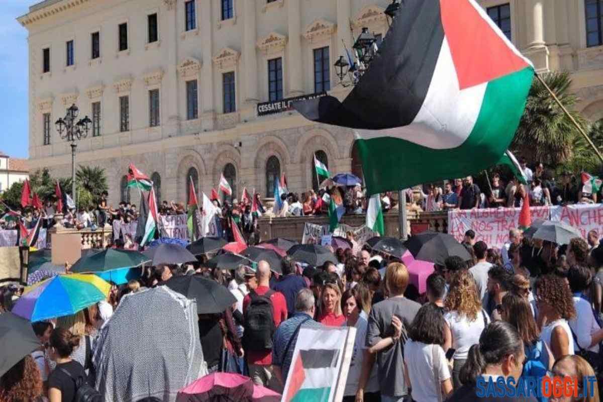 Corteo Gaza Sassari