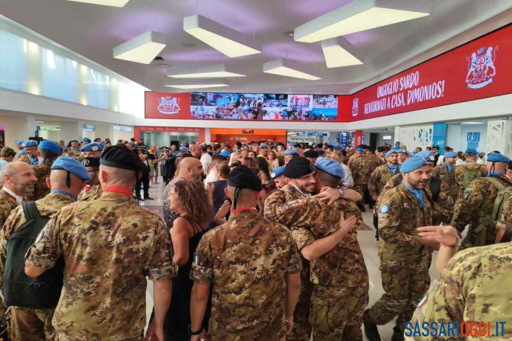 Festa ad Alghero per il rientro della Brigata Sassari dal Libano