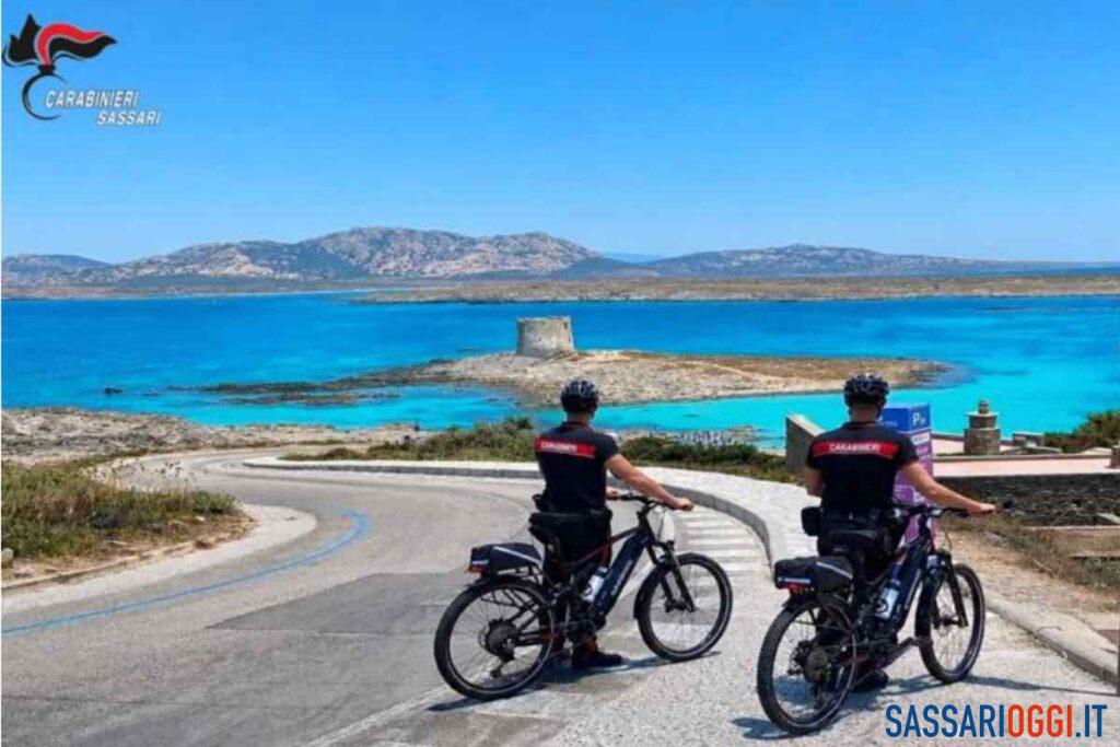 Ambiente, carabinieri in e-bike a Stintino e quad elettrici all’Asinara