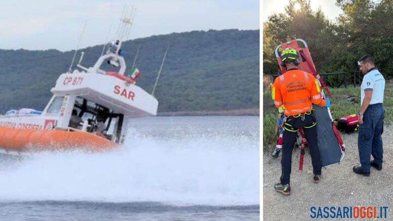 soccorso in mare barca a vela alghero