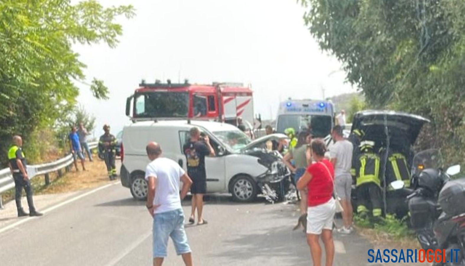 incidente frontale nulvi
