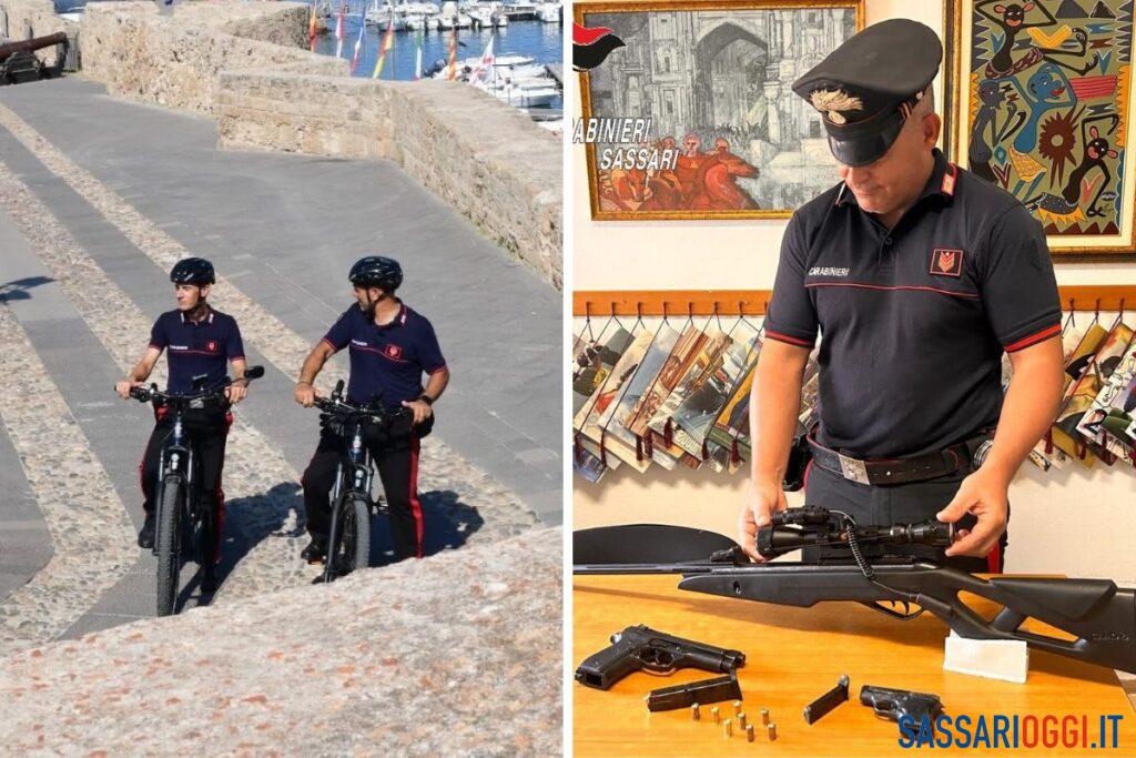 Trapano per entrare dalla ex, carabina in casa ed evasione: tre arresti nel Sassarese