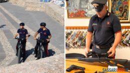 carabinieri arresti sassarese carabina aria compressa