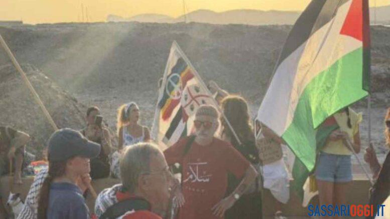 palestina alghero corteo