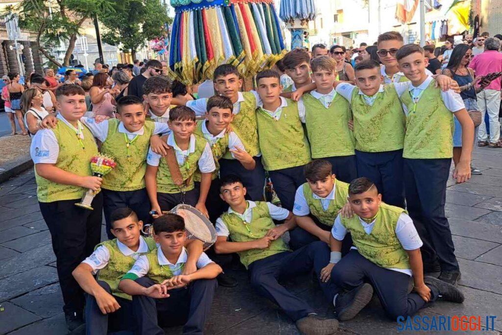 Sassari, il trionfo dei Piccoli Candelieri: 21 ceri e 301 giovani protagonisti