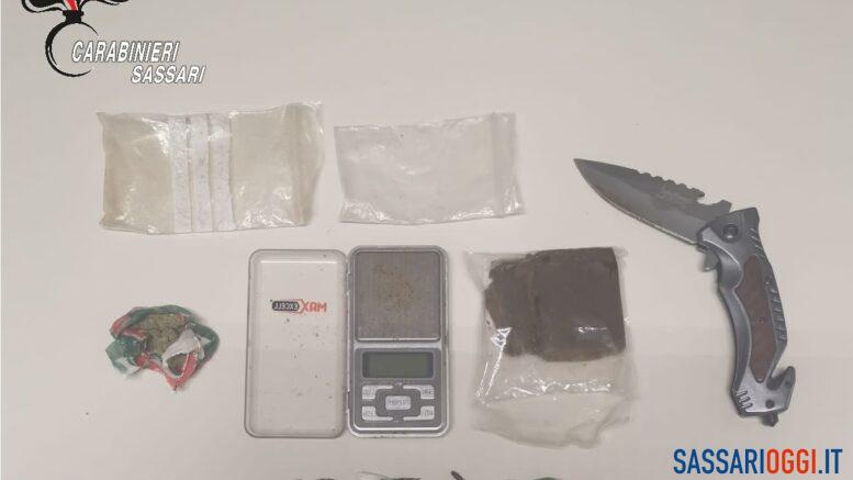 droga coltello bonorva carabinieri denunciato