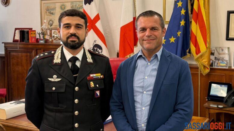 Capitano carabinieri Giuseppe Lombardo, Raimondo Cacciotto sindaco Alghero