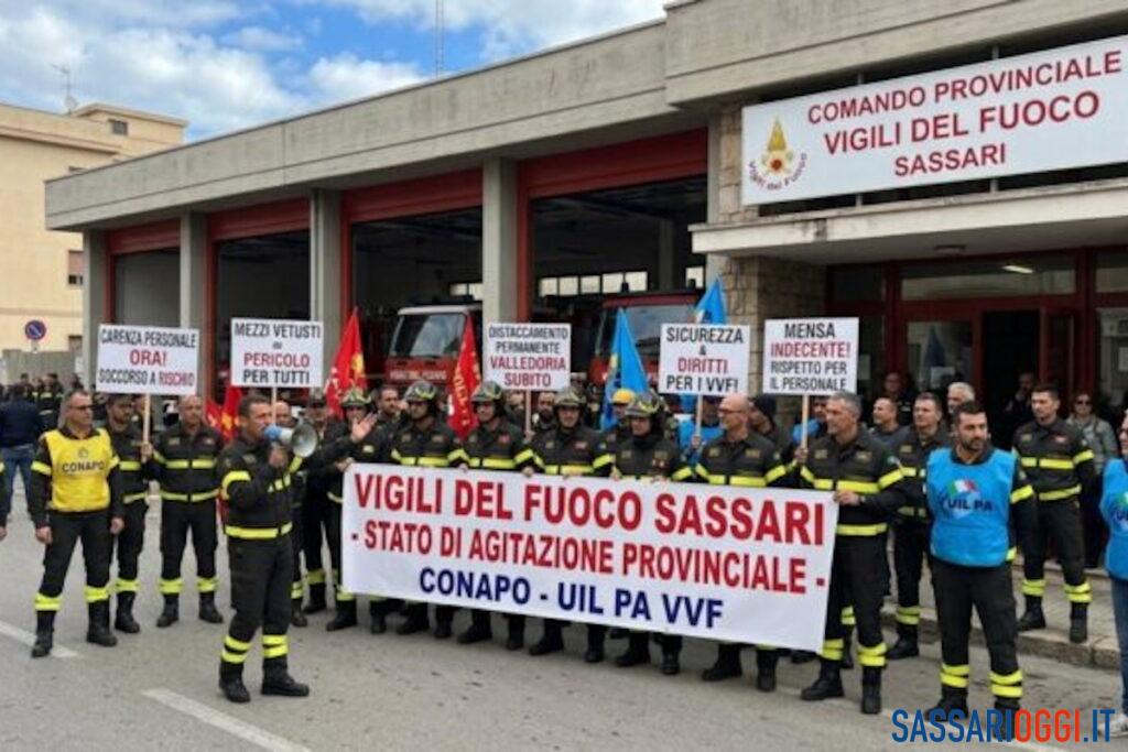 Vigili del fuoco in stato di agitazione a Sassari: “Mancano uomini, mezzi e risorse”