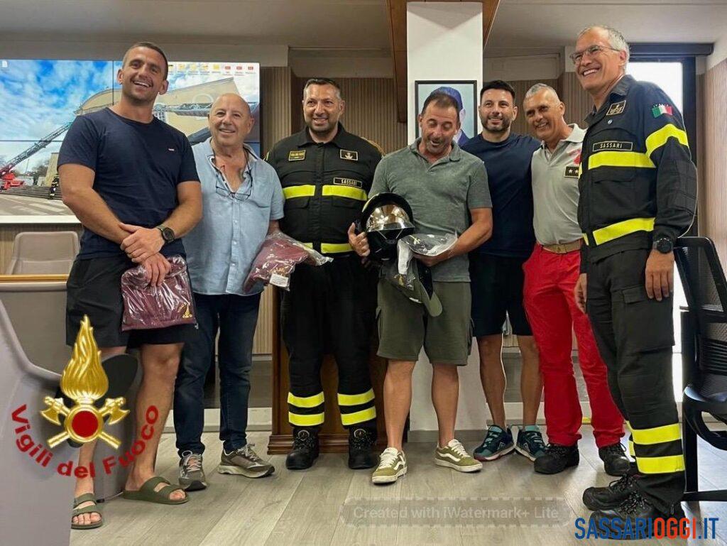 Sassari e Corsica, intesa tra vigili del fuoco nel ricordo di un collega corso scomparso