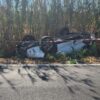 auto ribaltata sorso incidente