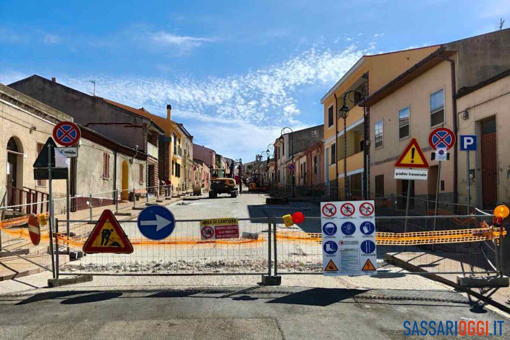 lavori via roma tissi