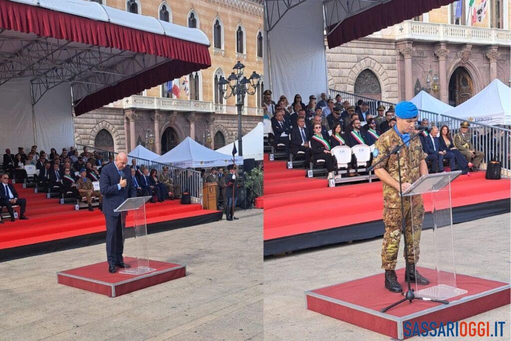 Missione in Libano, Crosetto premia la Brigata Sassari con la medaglia d’argento