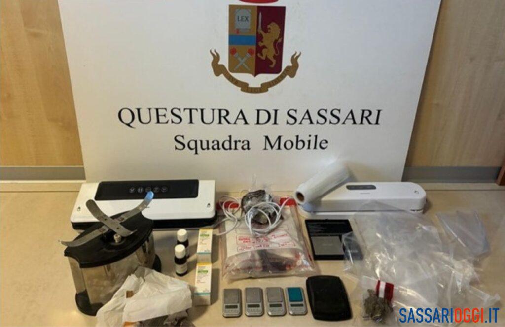 Cocaina, marijuana e metadone: la polizia scopre una casa dello spaccio a Sassari