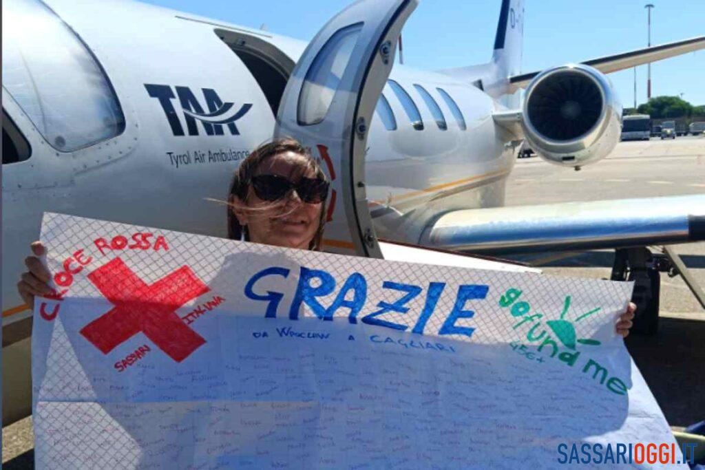 Sassari, torna a casa la donna bloccata in ospedale in Polonia: “Grazie”