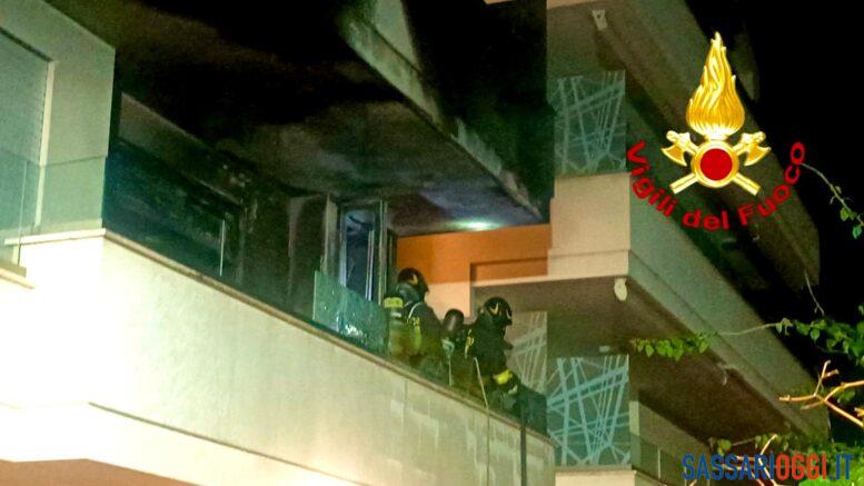 incendio casa alghero