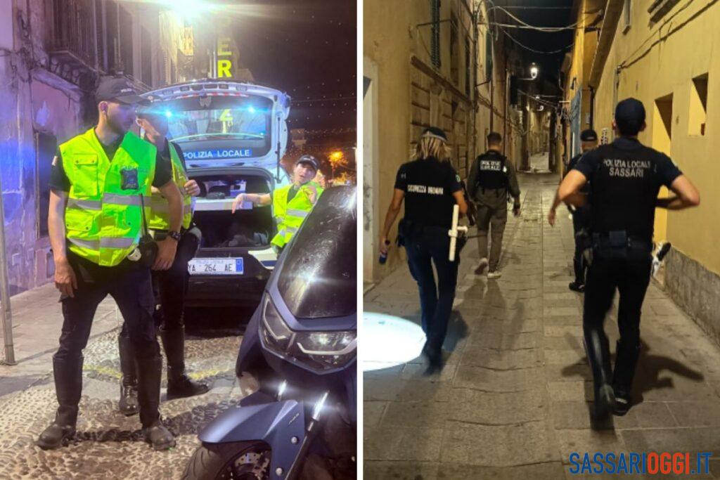Sicurezza nel centro storico di Sassari, via ai controlli notturni della Polizia locale