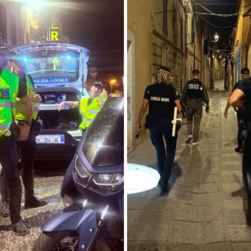 controlli polizia locale sassari centro storico