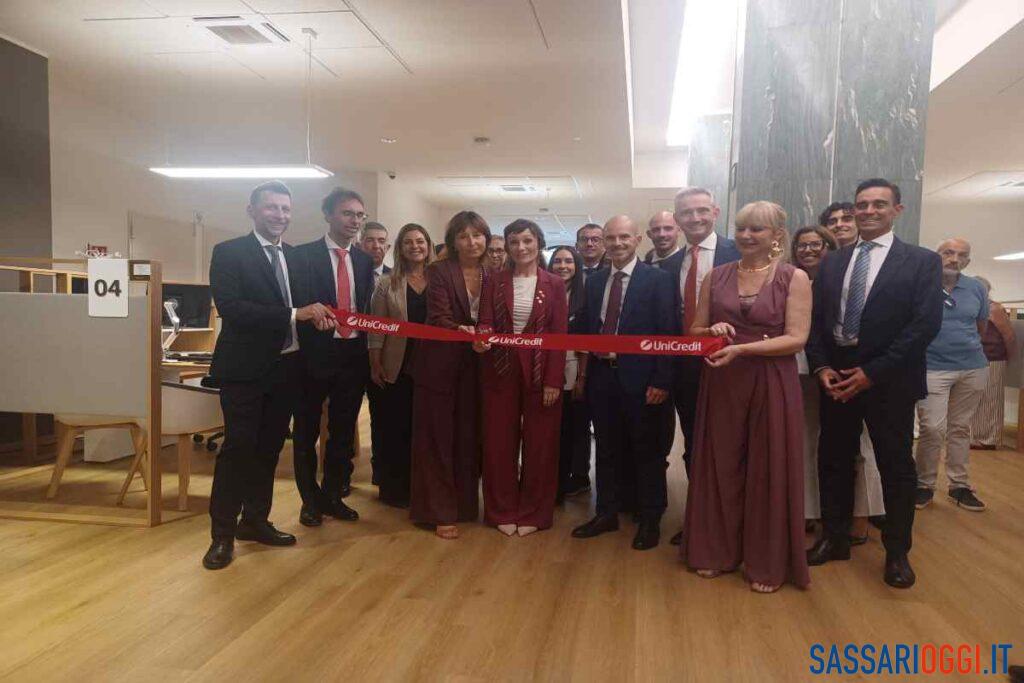 Unicredit apre una nuova filiale nel centro storico di Sassari