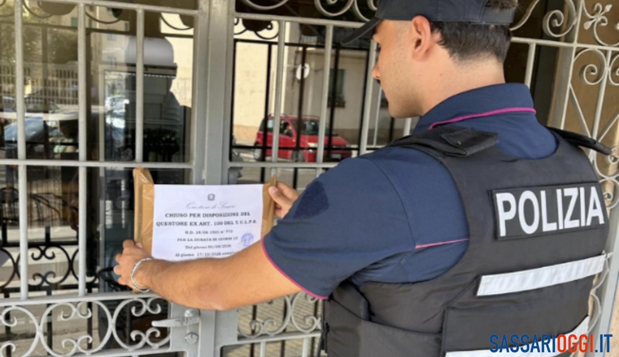 Accoltellamento ad Alghero, la polizia chiude il locale