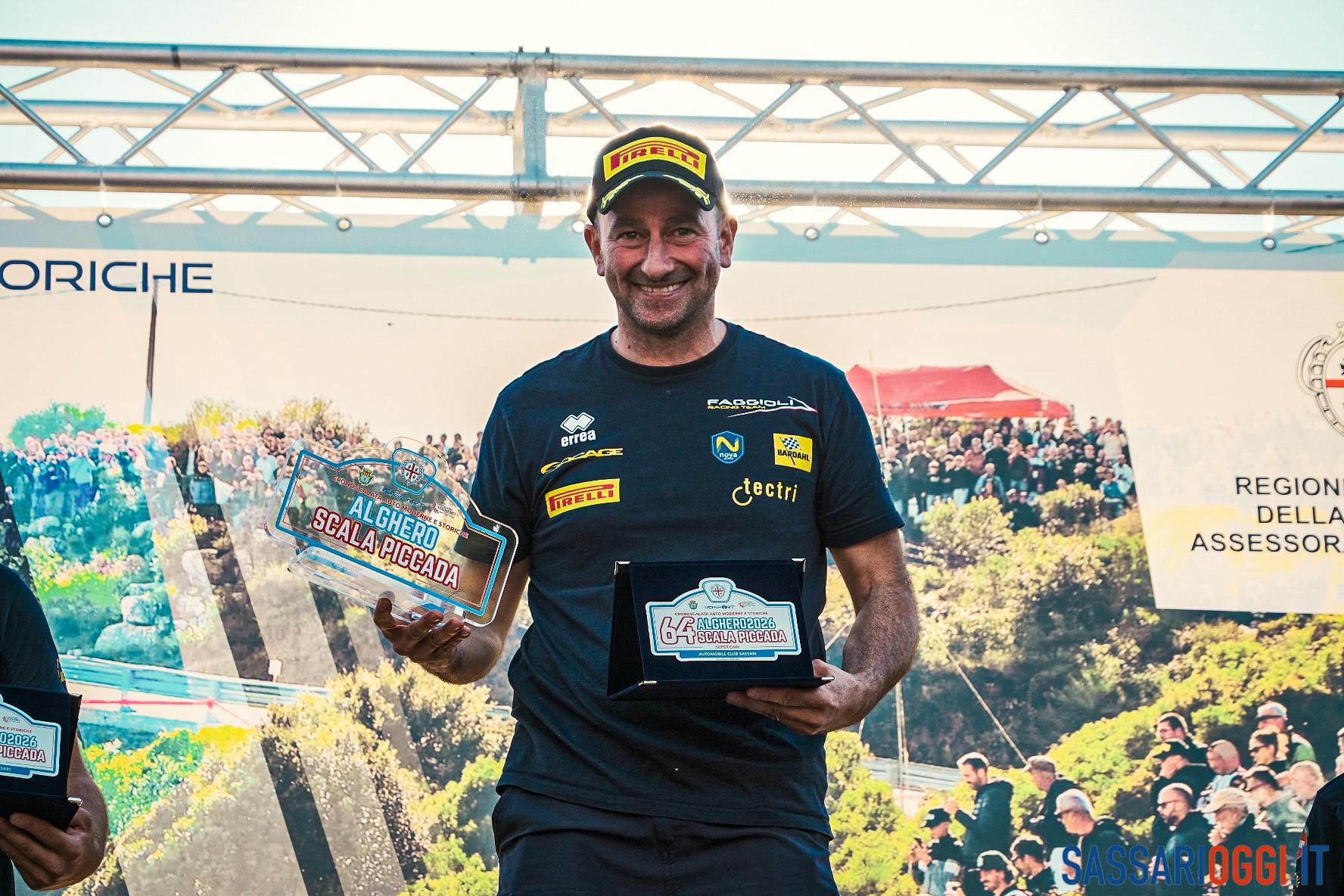 Alghero Scala Piccada, Simone Faggioli trionfa per la quarta volta